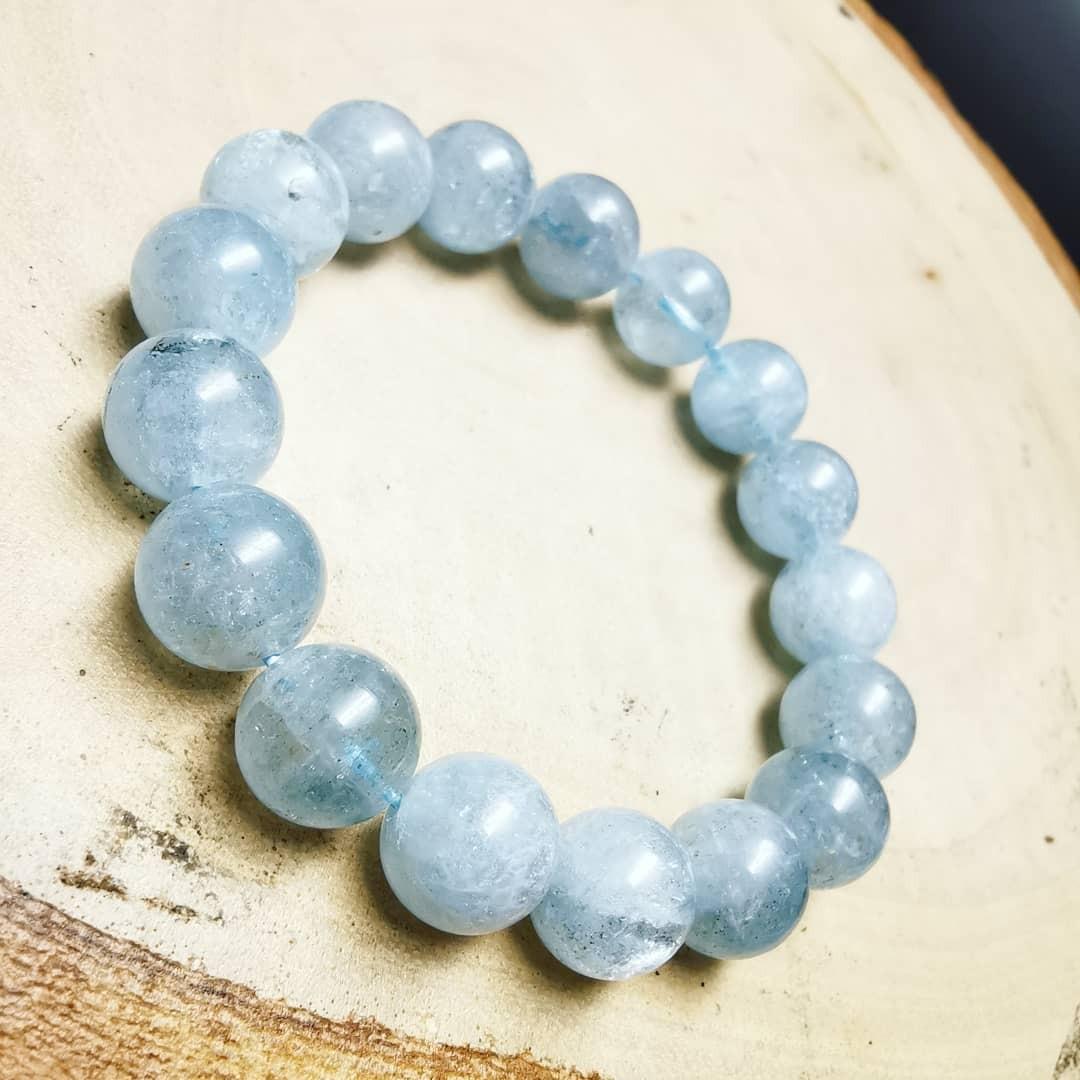 Genuine sales aquamarine bracelet