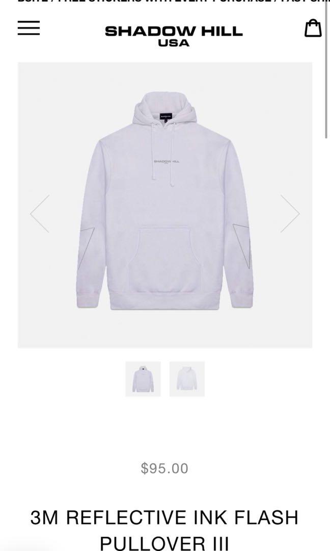 white shadow hill hoodie