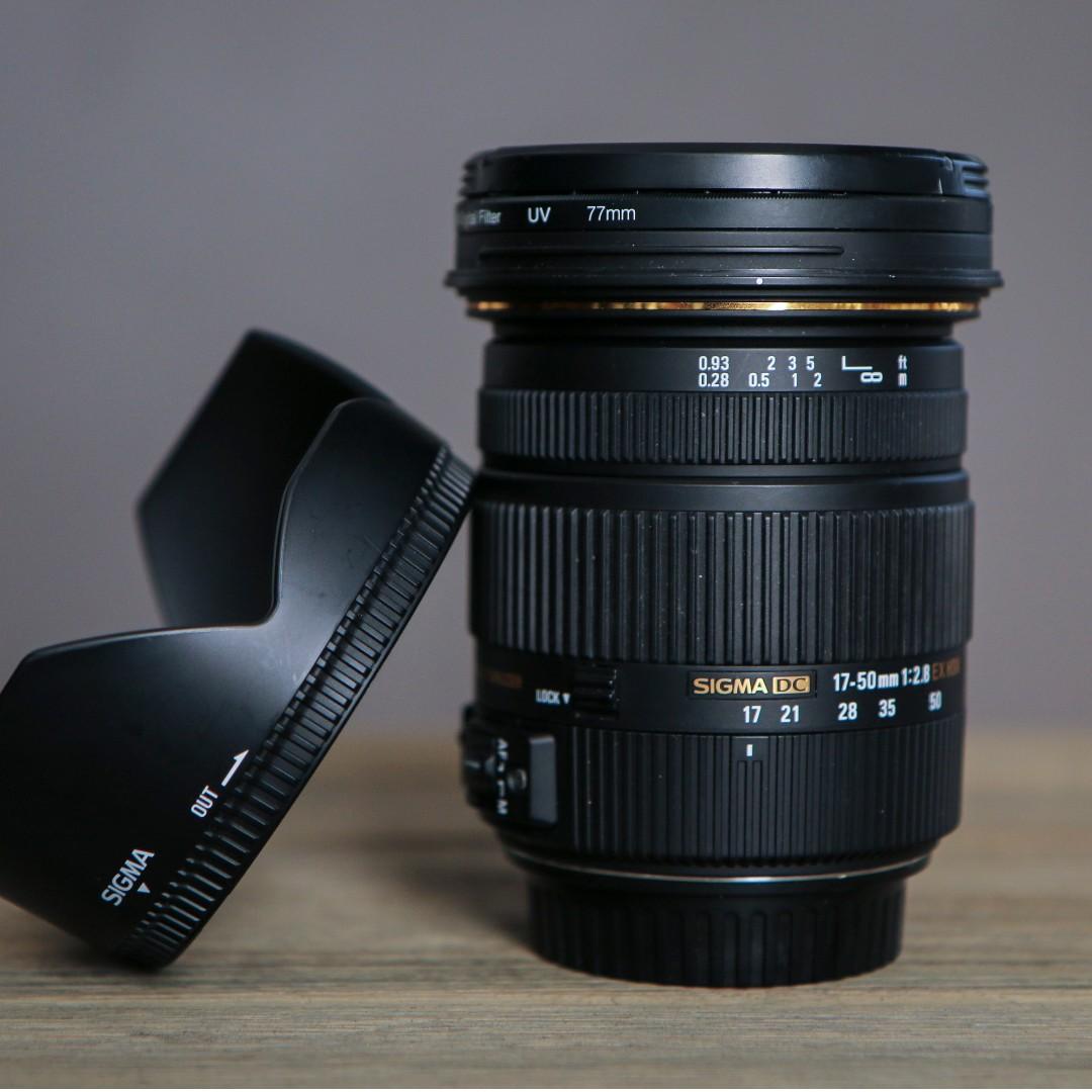 Sigma 17 50mm F2 8 Ex Dc Os Hsm Lens Photography Lenses On Carousell