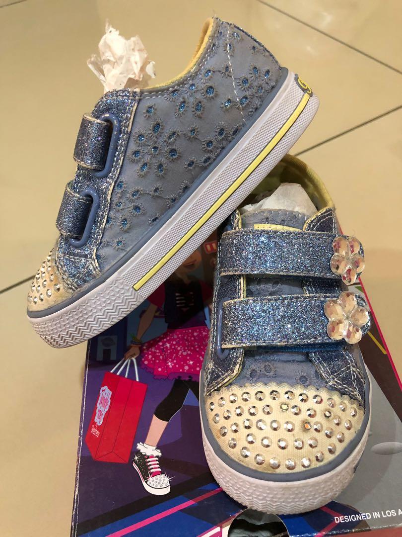 Skechers gold hotsell light up shoes