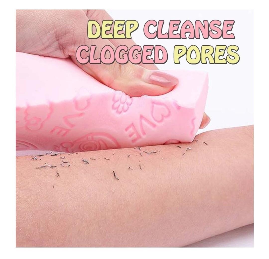 Skin Exfoliating Shower Sponge, Beauty & Personal Care, Face, Face Care