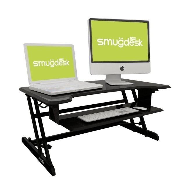 Smugdesk Standing Desk Converter Riser Adjustable