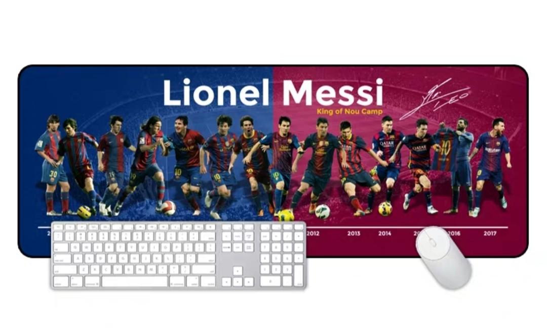 Stunning Mousepad Showing Career Of Lionel Messi Neymar Electronics Computer Parts Accessories On Carousell