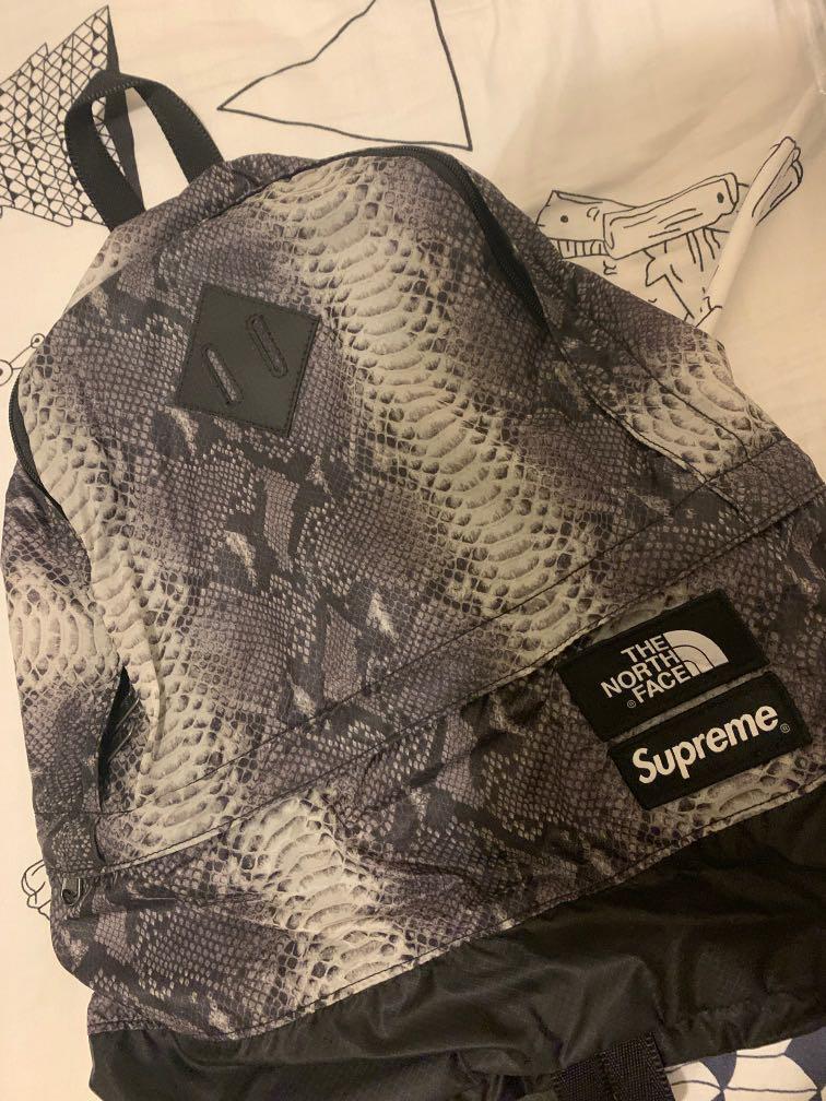 supreme the north face snakeskin lightweight day pack