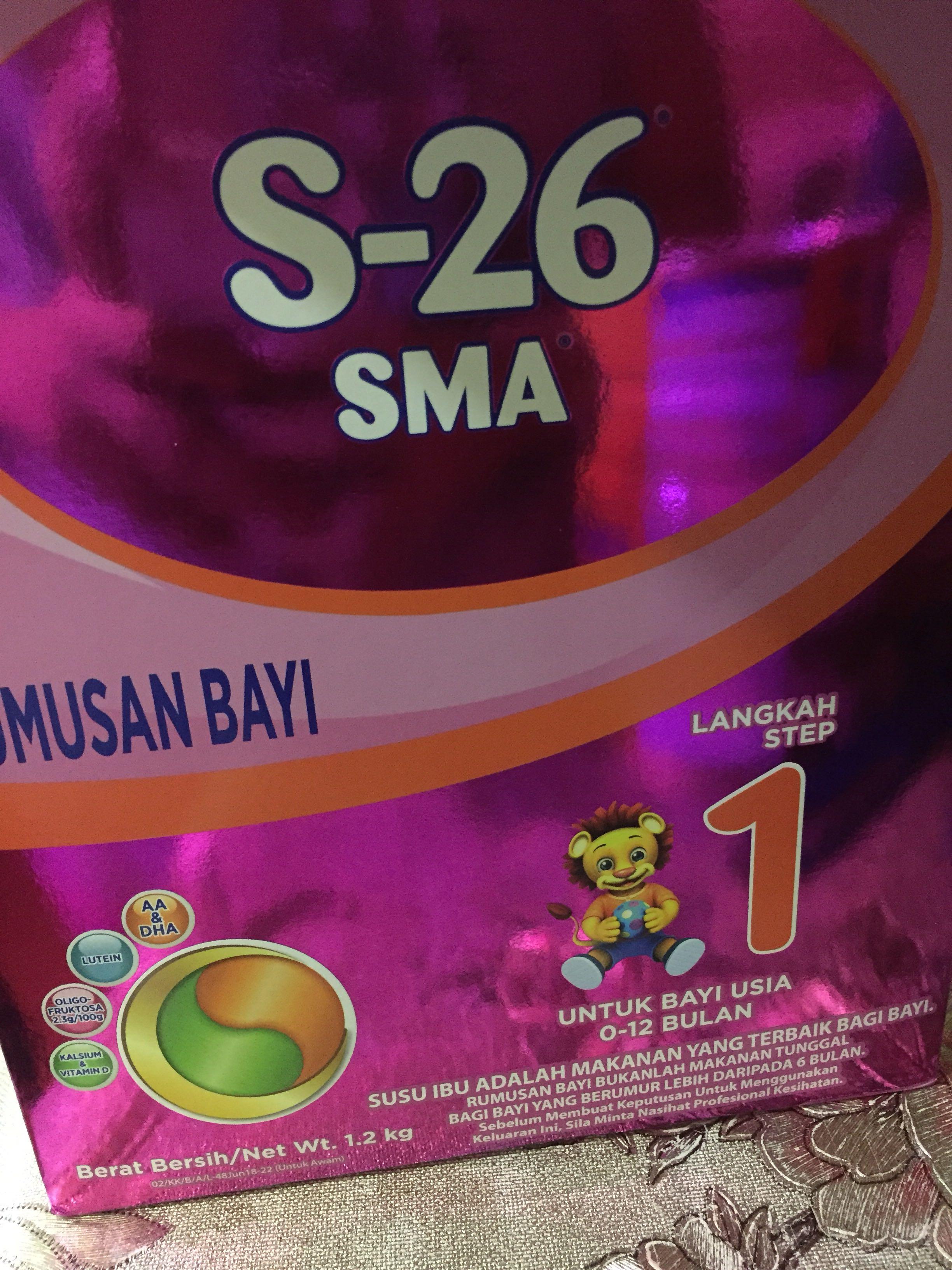 Susu S26 Sma Kotak Pink 600gm Babies Kids Nursing Feeding On Carousell
