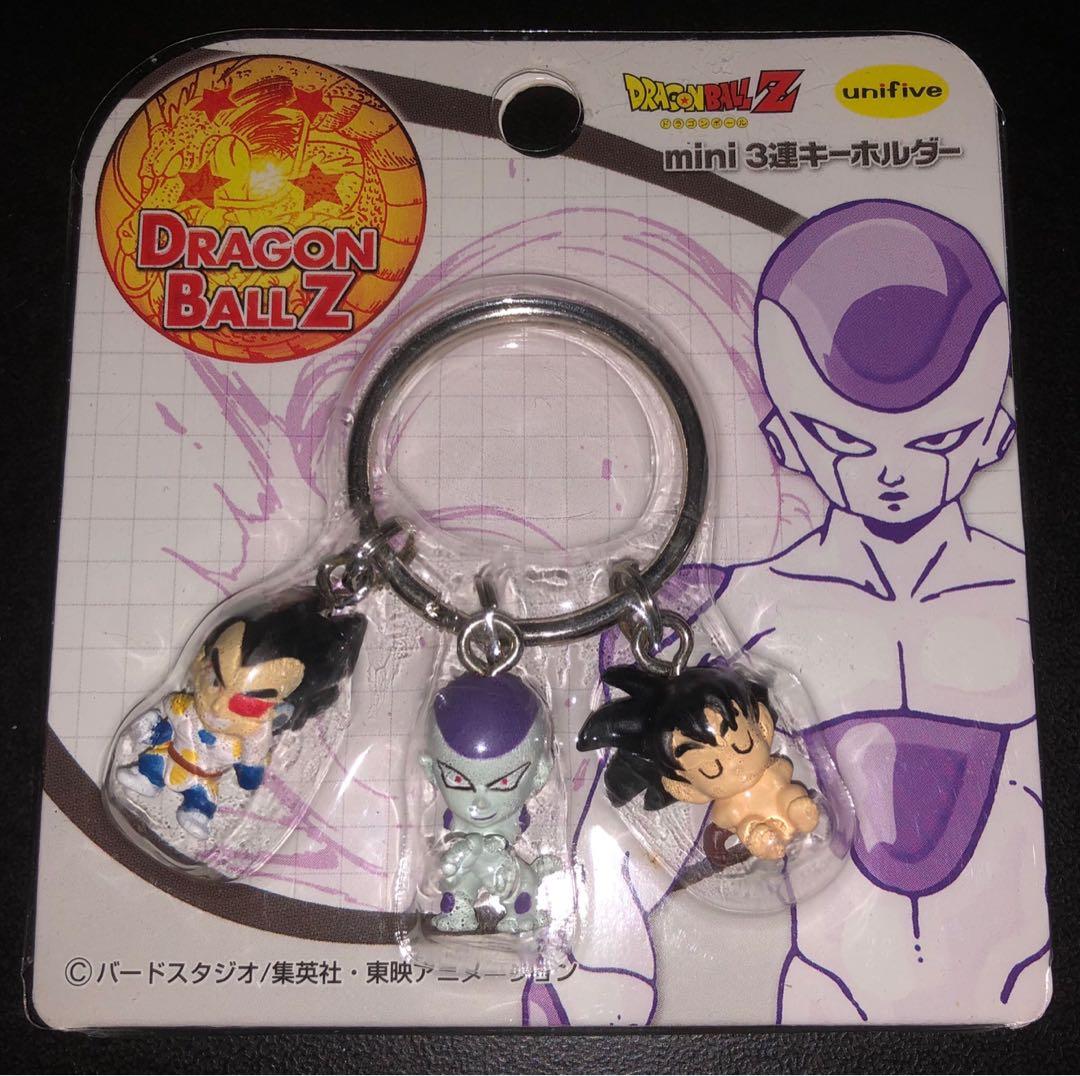 Unifive (Banpresto) 2004 Dragon Ball Z Triple Figure Keychain - Vegeta, Frieza & Baby Goku (Category: Toy Figures) located in Singapore. Submitted by luci_lim (Listing ID 246399000, Image 1). Description: Item bought in 2004 and not opened it before. Still very new..