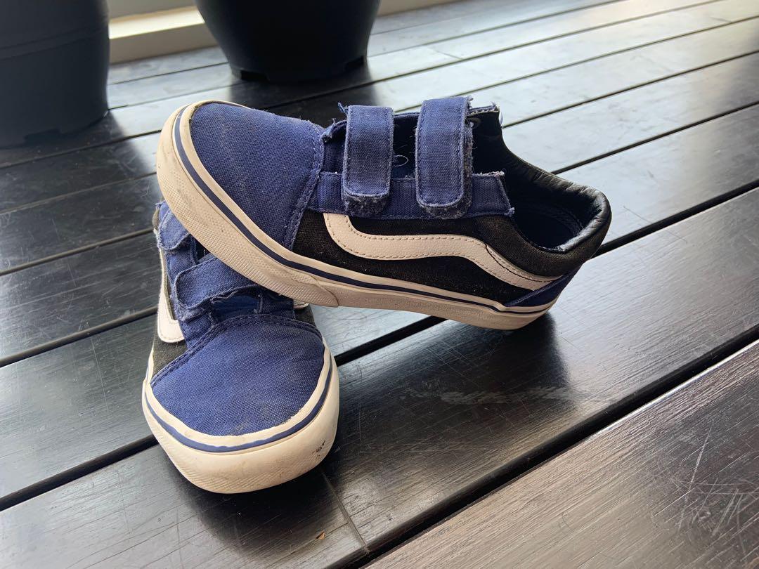 blue vans trainers