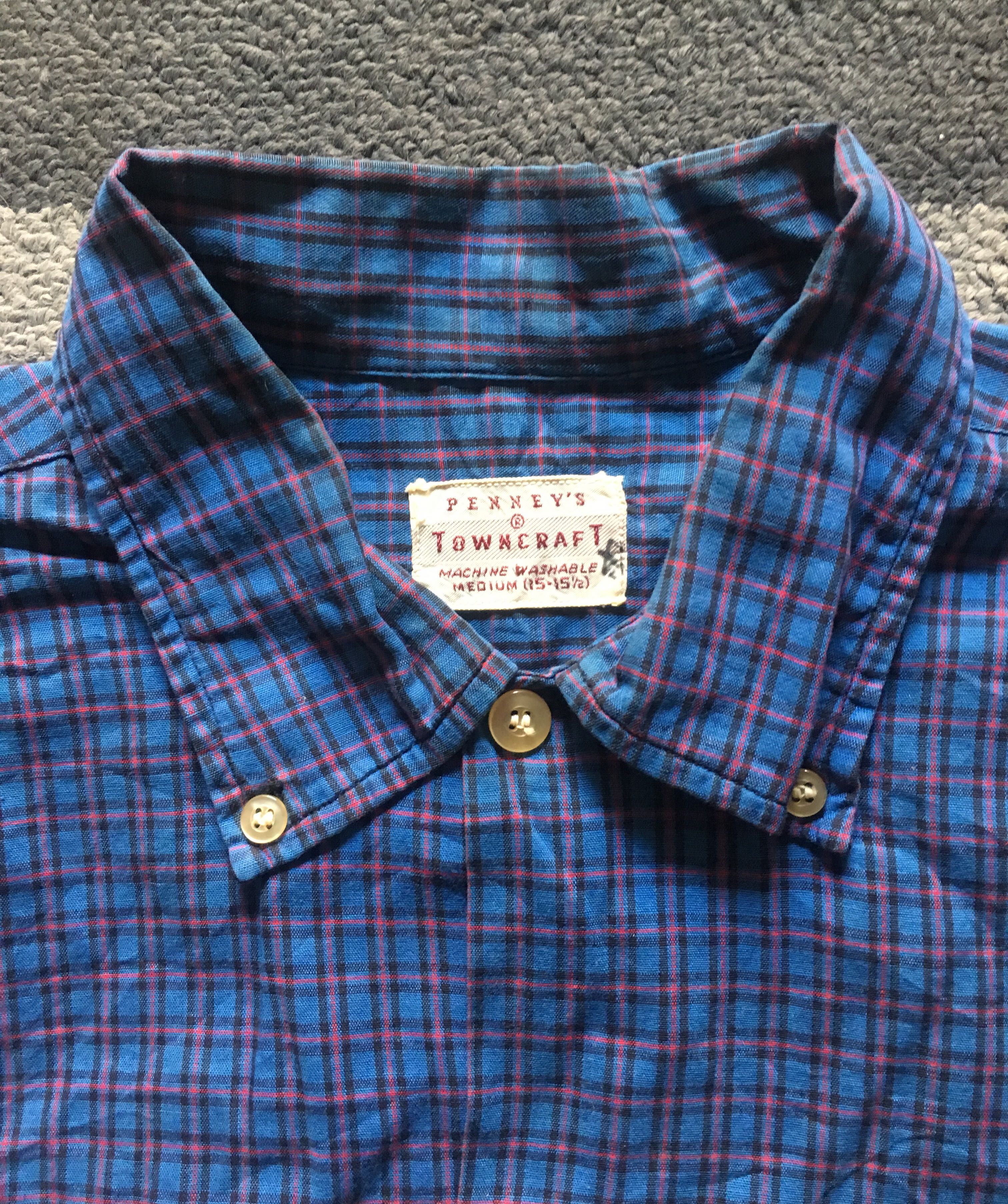 Vintage Towncraft Penneys 50s 60s Shirt 