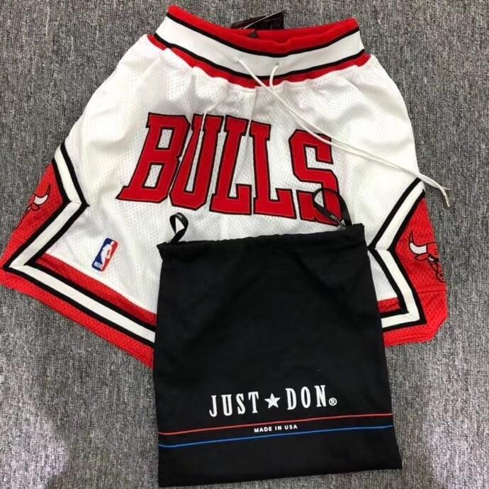 white chicago bulls shorts