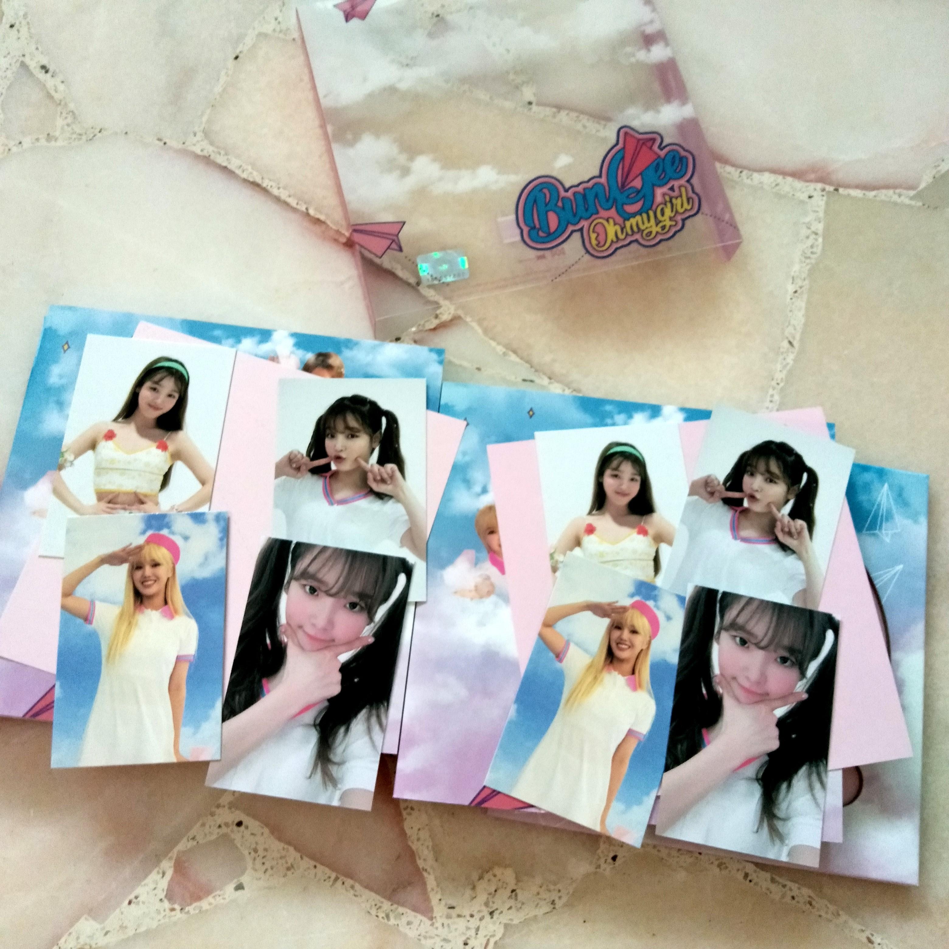 Wtt Oh My Girl Bungee Photocards Hobbies Toys Memorabilia Collectibles K Wave On Carousell