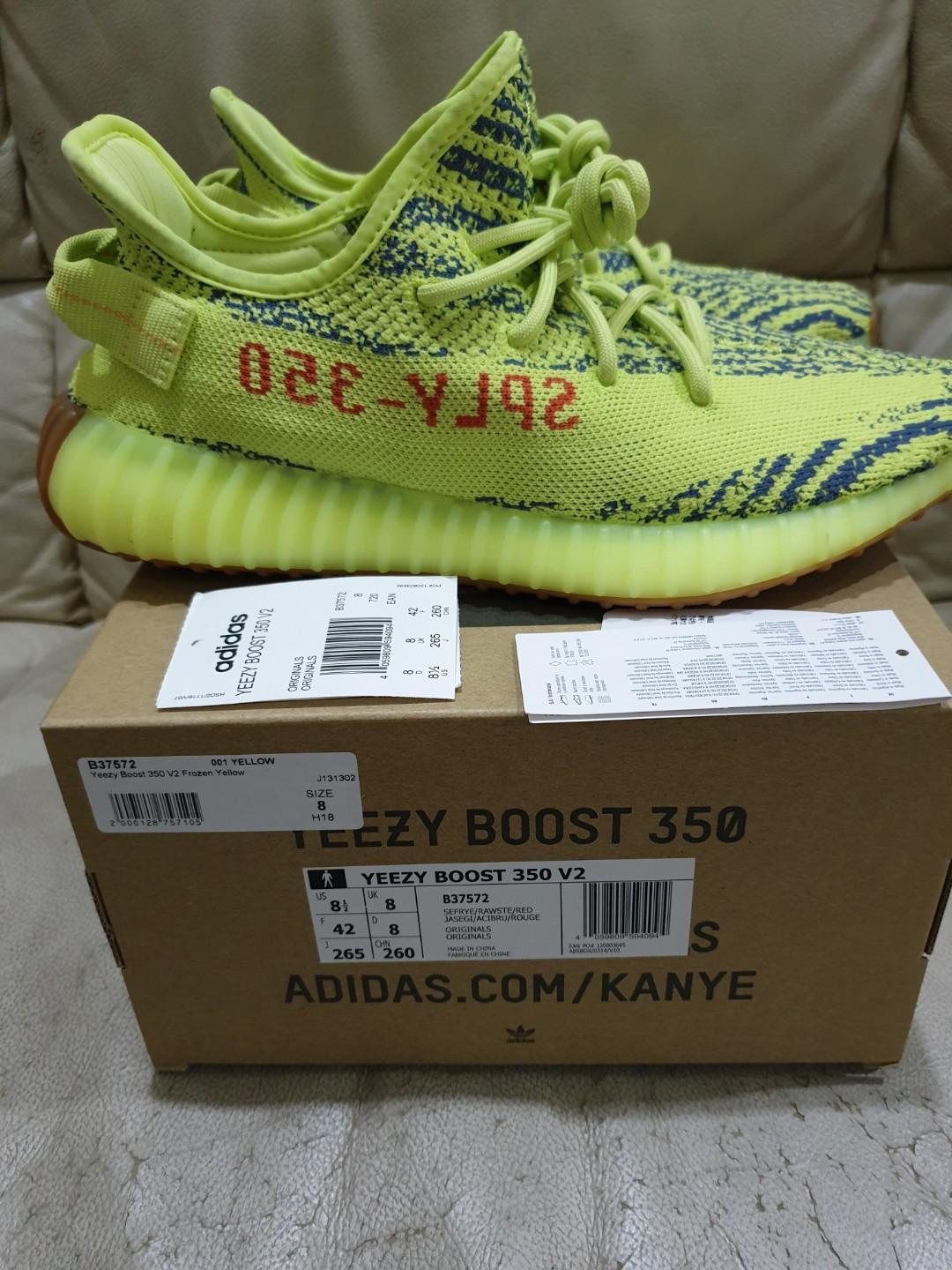 frozen lime yeezy