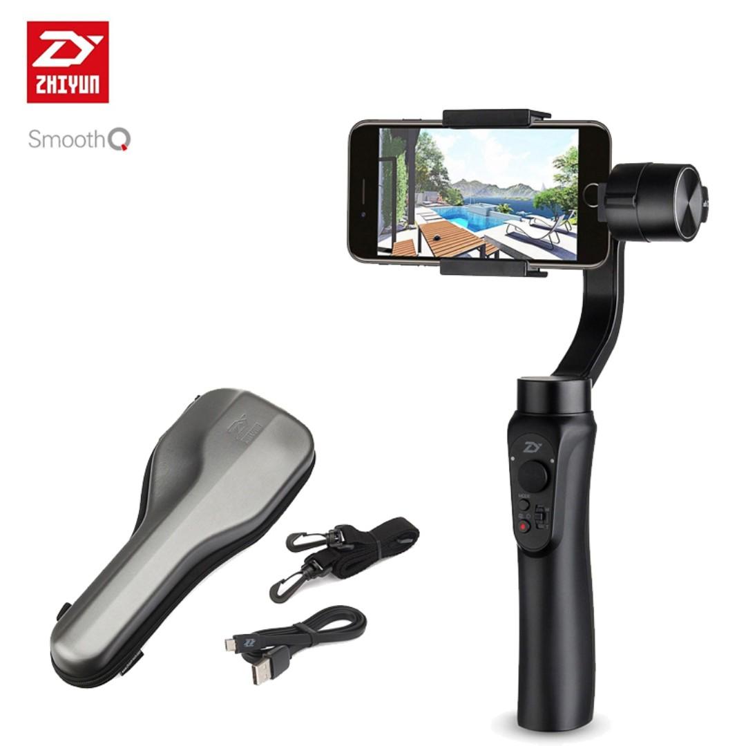 Zhiyun Smooth Q 3 Axis Stabilization Gimbal Jet Black Photography Camera Accessories Others On Carousell