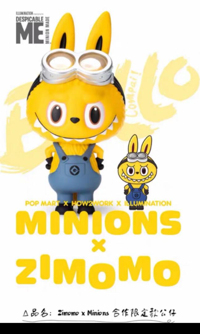 Zimomo labubu minions bts, Toys & Collectibles, Figurines & Models