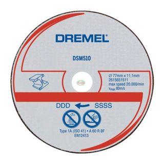 Dremel DSM510C RW Metal Cut-off Wheel, 3 pcs