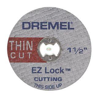 Dremel EZ409 1-1/2-Inch EZ Lock Thin Cut-Off Wheels (5pcs)