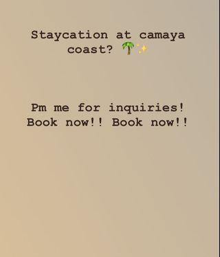 Staycation Camaya Coast