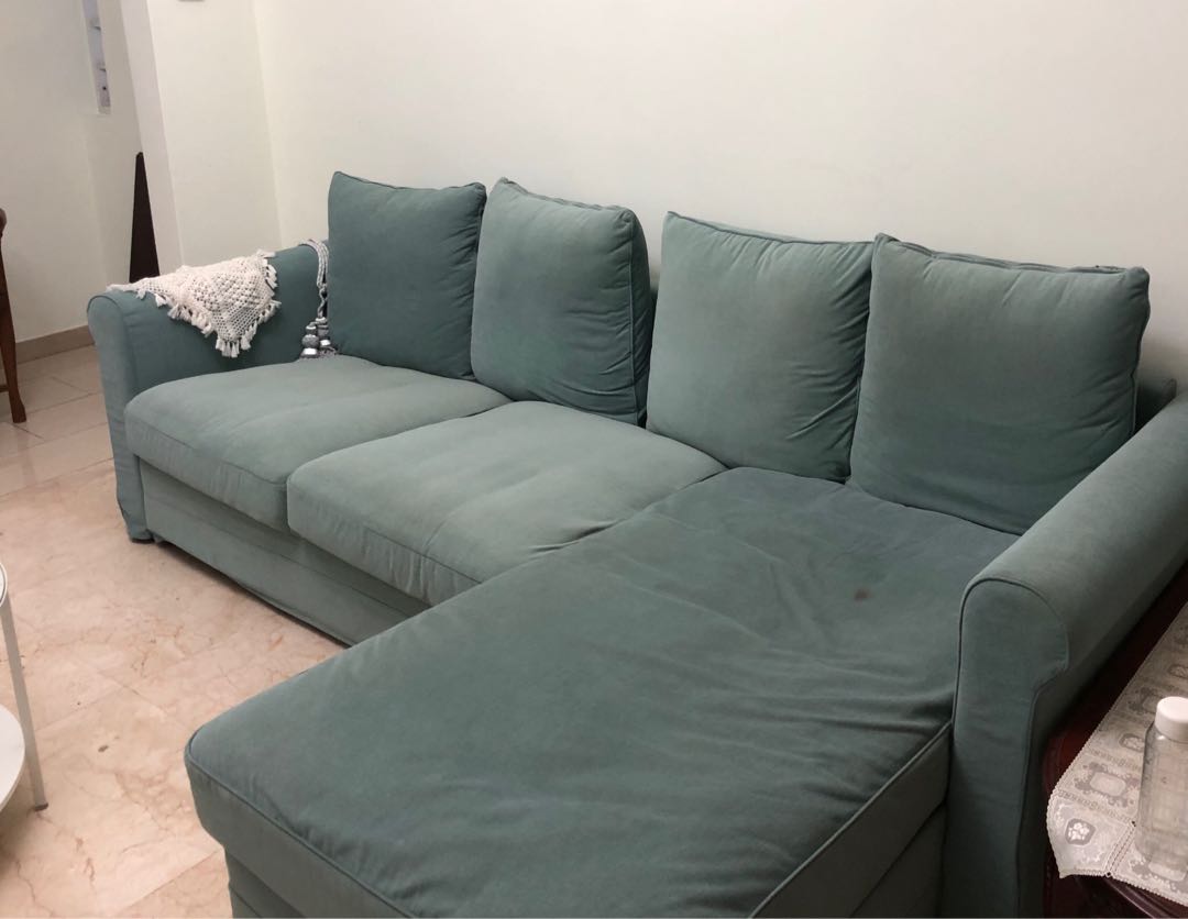 3 Seater Gronlid Sofa From Ikea Furniture Sofas On Carousell
