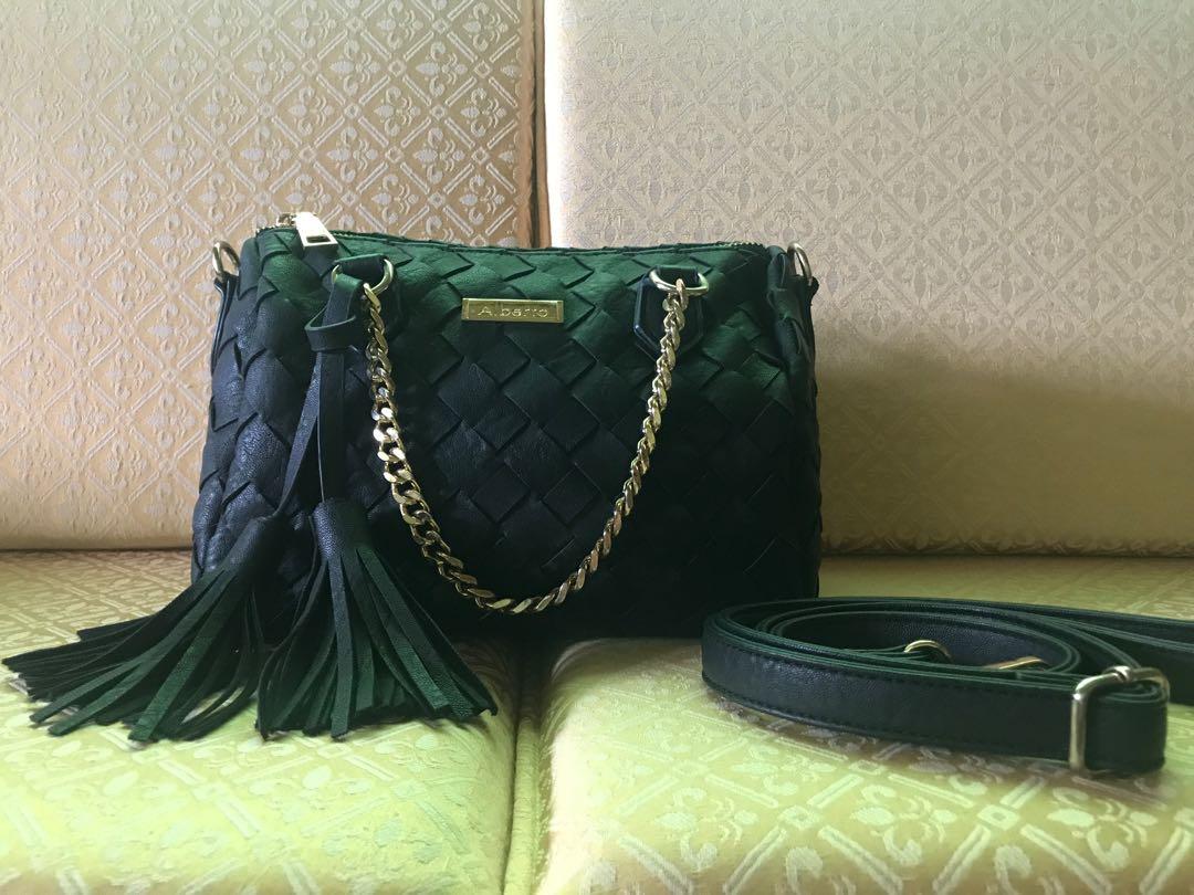 Alberto Bag (Category: Luxury Bags & Wallets) located in Mandaluyong City. Submitted by collectionsofashopaholic (Listing ID 246547631, Image 1). Description: PLEASE TAKE TIME TO READ ALL THESE: 🙂Alberto black bag 🙂Too many ways to wear it - hand, shoulder, body. Very pretty in actual. Can be used either in casual or formal events. Very spacious. 🙂Guaranteed original/authentic. 100% genuine leather. 🙂Excellent used condition. This is my prelo