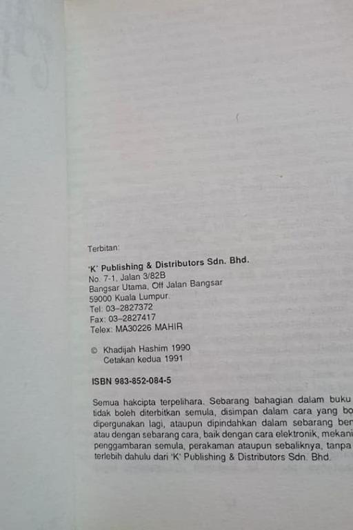 Alun Hidup Khadijah Hashim Books Stationery Books On Carousell