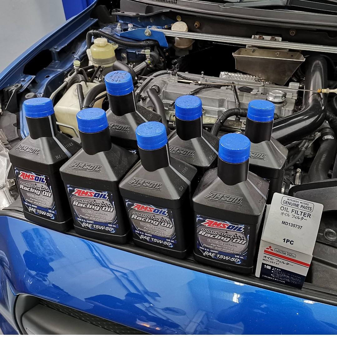 Amsoil Dominator 15w 50 Racing Oil 128 Promo Car Accessories Car Workshops Services On Carousell