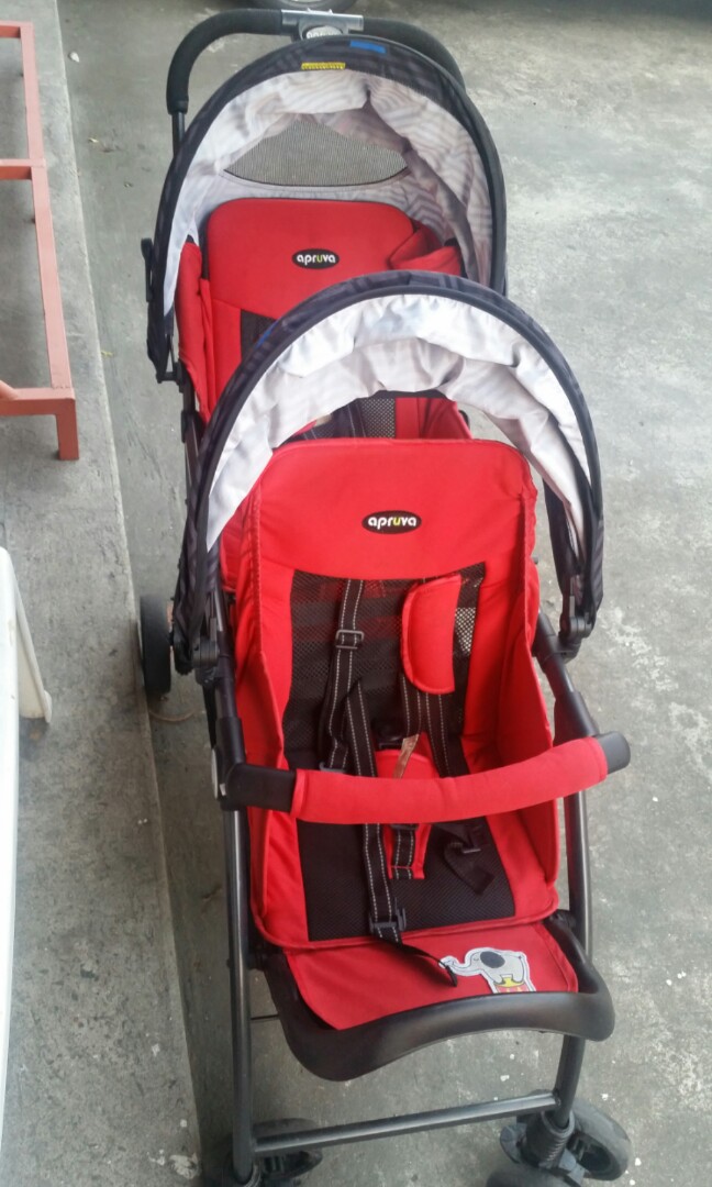 Apruva twin shop stroller