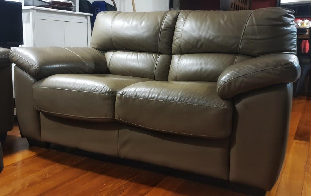 Armadio Leather Sofa Hl Furniture, Laken Genuine Leather Sofa