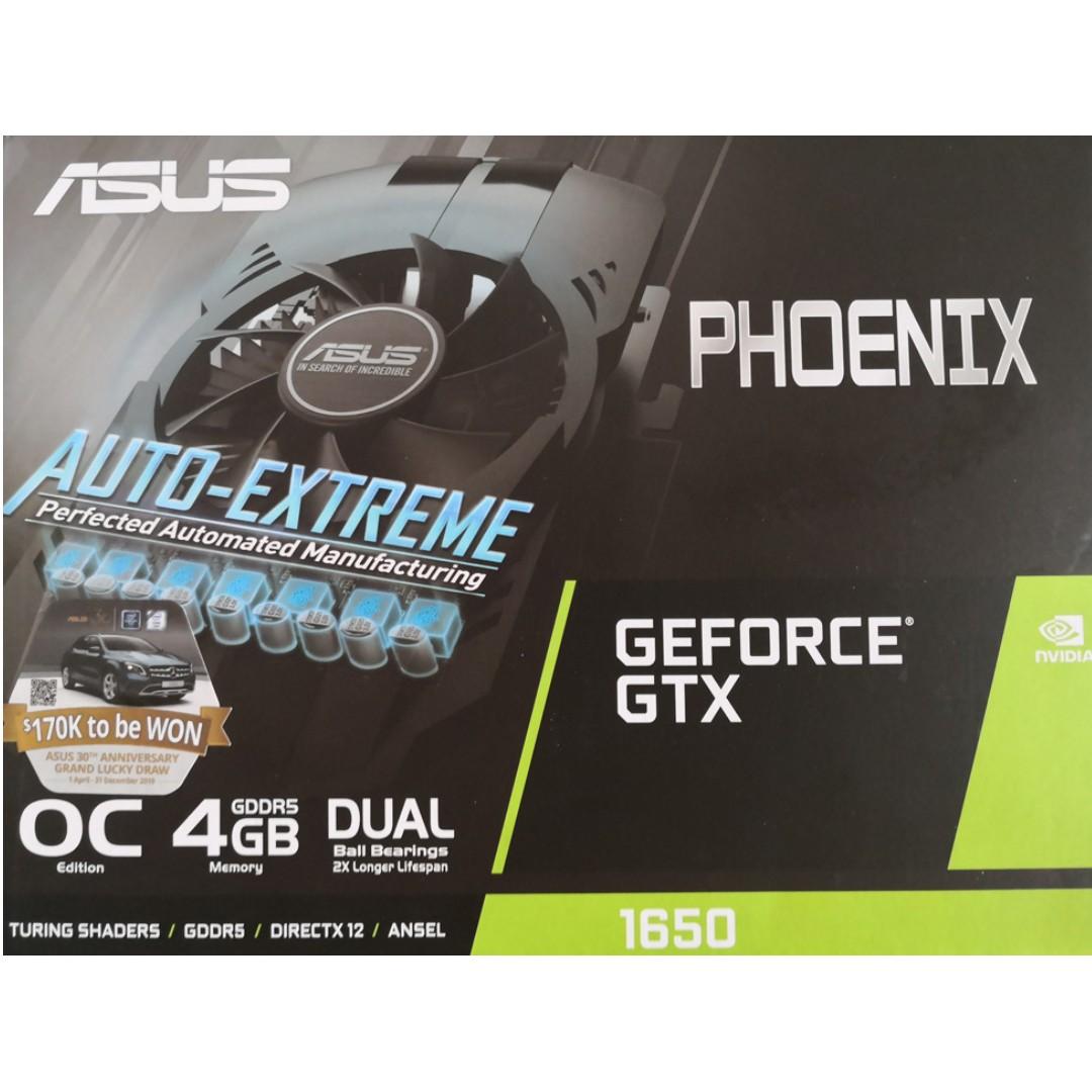 Asus Phoenix Geforce Gtx 1650 Oc 4gb Gddr5 Electronics Computer Parts Accessories On Carousell