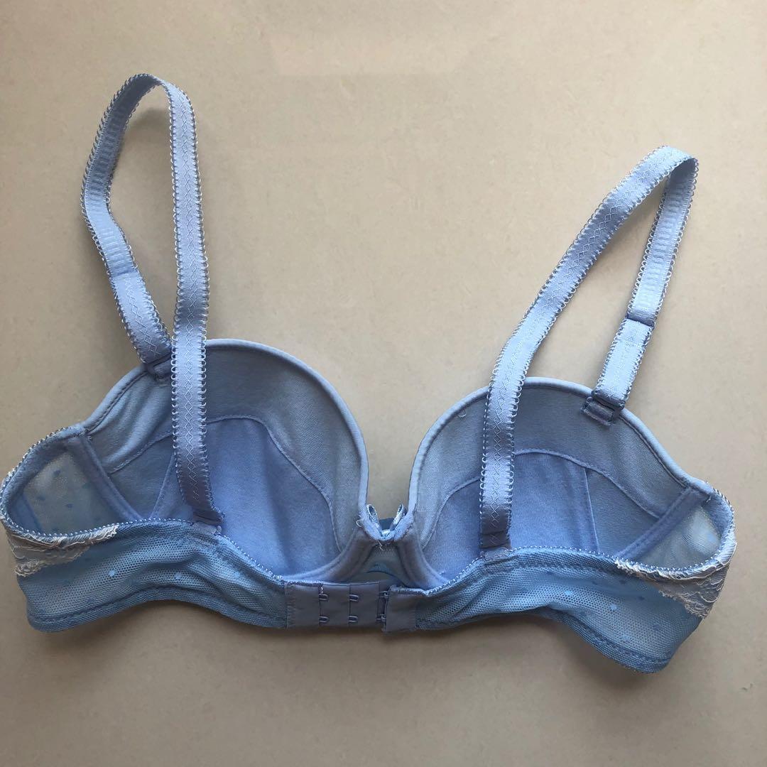 Young Hearts Baby Blue 1/2 Cup Push Up Bra (75B/34B)