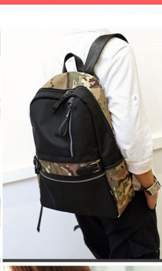 korean backpack for men