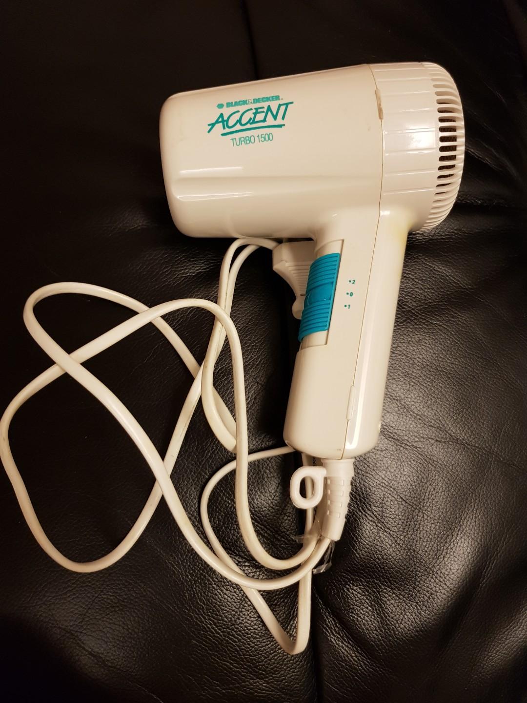 Black Decker hair blower Beauty Personal Care Hair on Carousell
