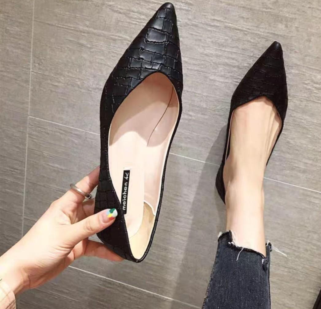 Faux snakeskin flats best sale