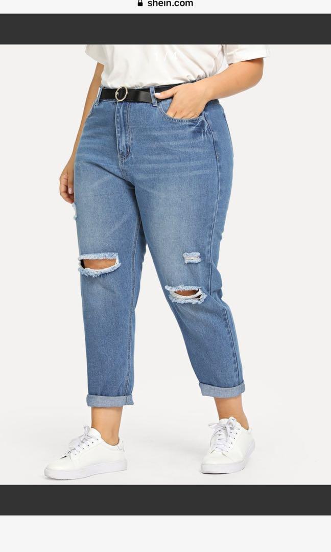 Boyfriend jeans hot sale para gorditas