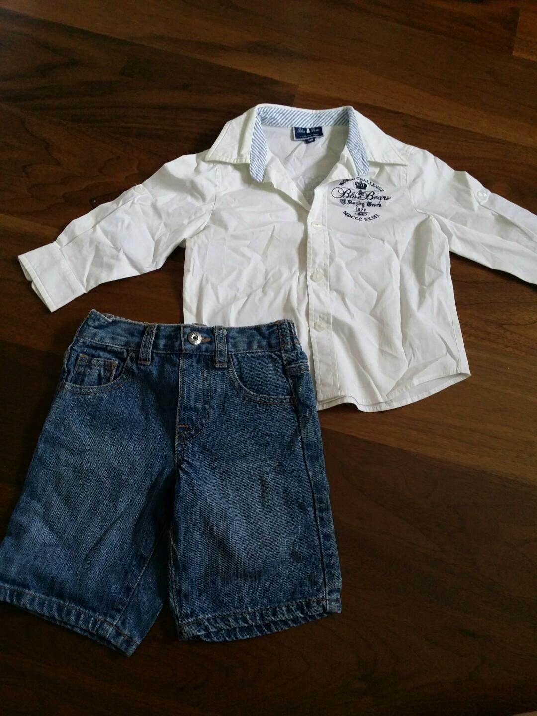 white button up shirt 18 months