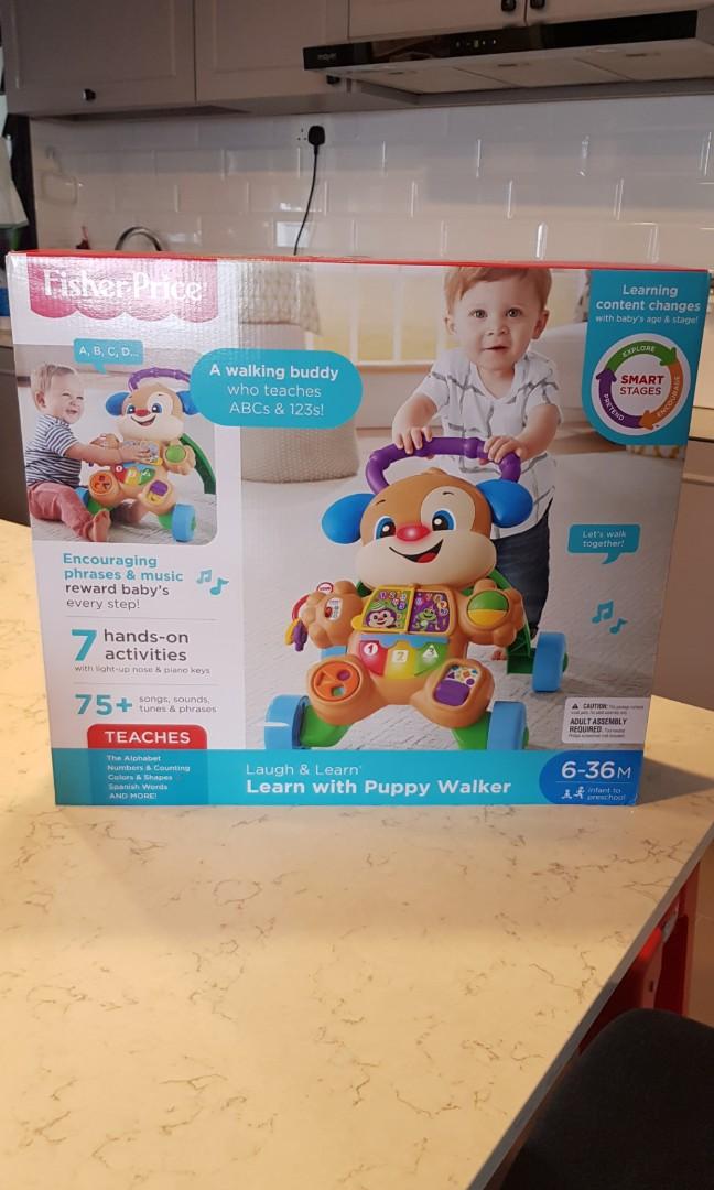 fisher price learn with puppy walker