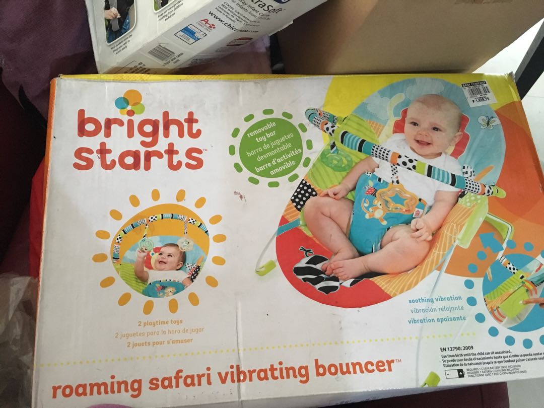 bright starts roaming safari bouncer