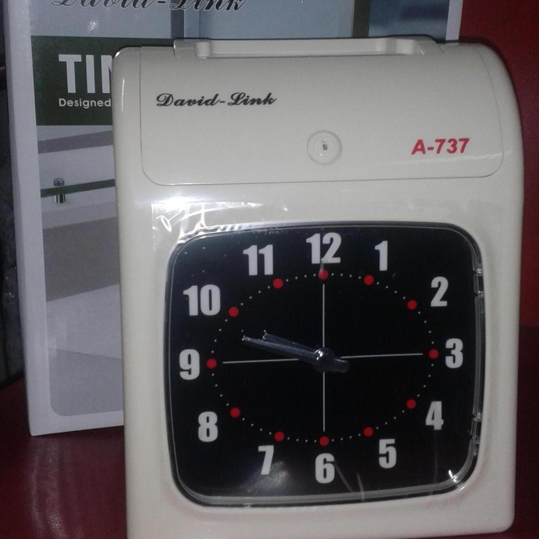 bundy clock time and attendance david link DLA737, Computers & Tech