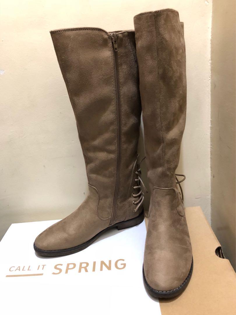 spring knee high boots