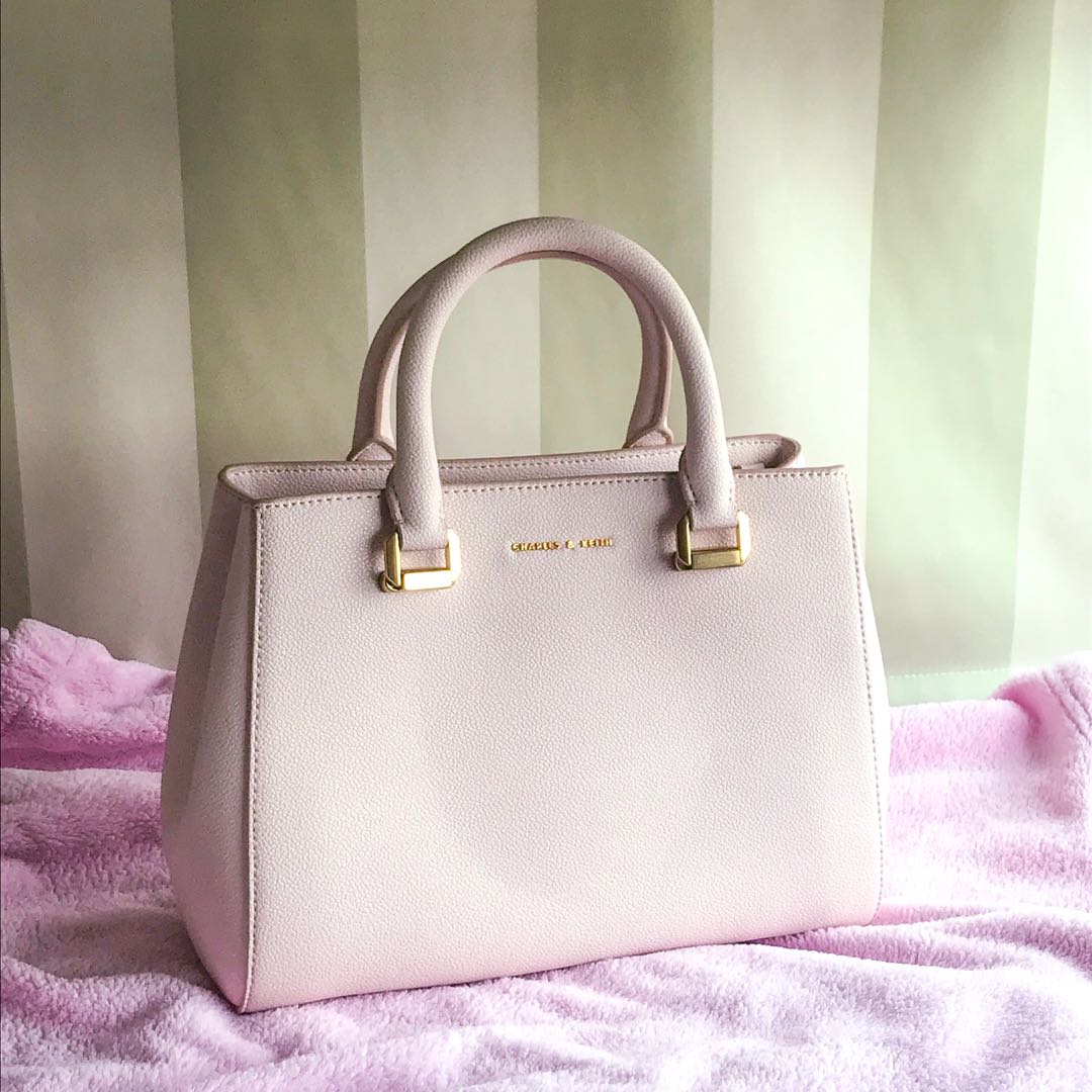 Charles and sales keith pink handbag