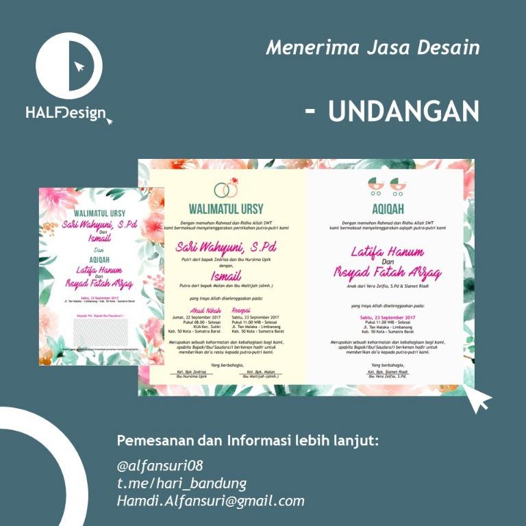 Desain Undangan Design Craft Artwork On Carousell