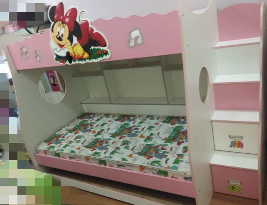 Double Decker Bed Frame King Koil, Minnie Mouse Bunk Beds