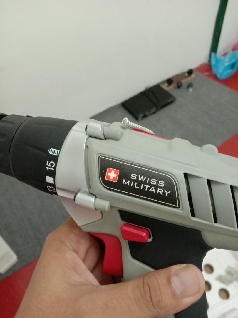 Swiss military drill online battery replacement