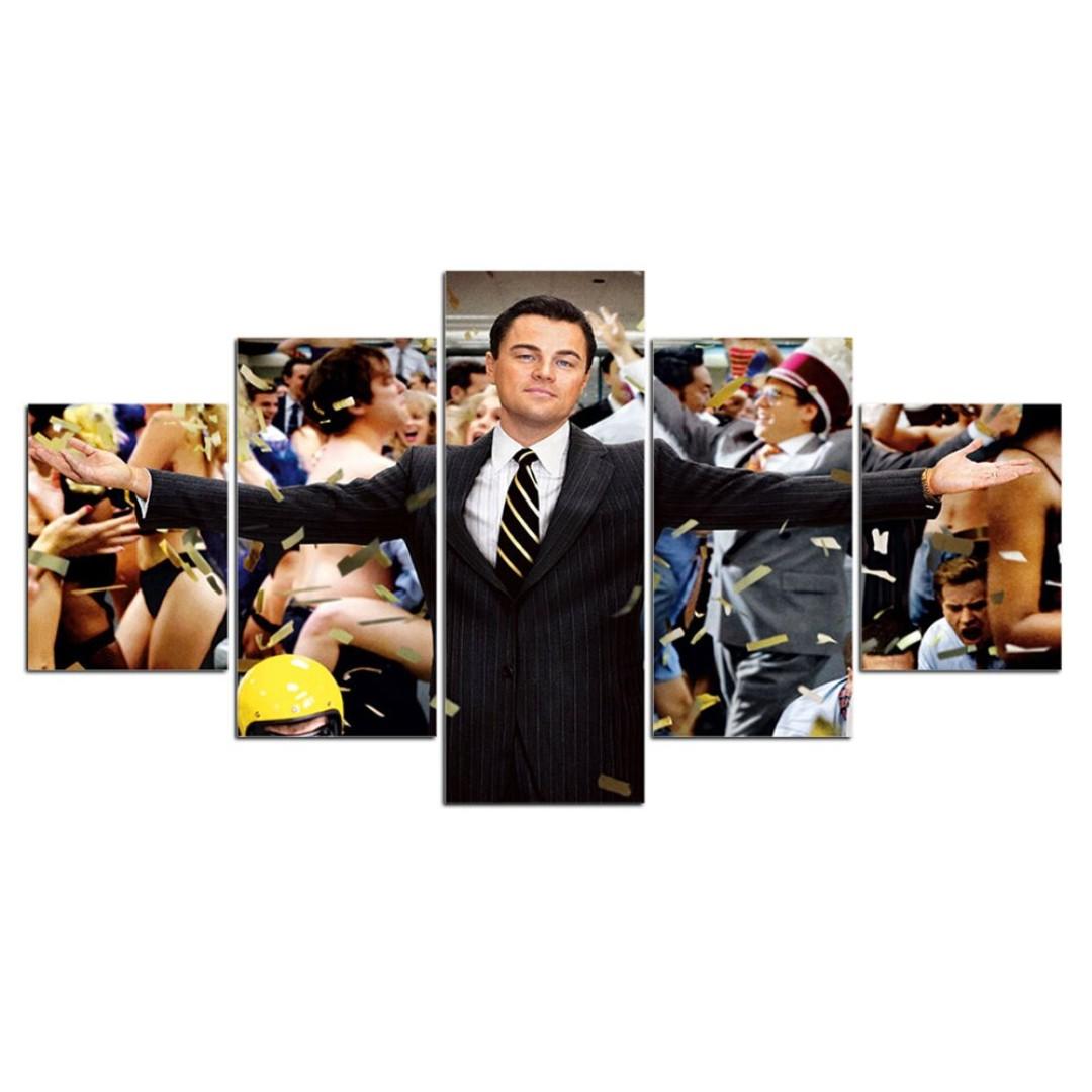 Framed Print The Wolf Of Wall Street Movie Wall Art Canvas Room Office Decoration Artwork Design Craft Art Prints On Carousell