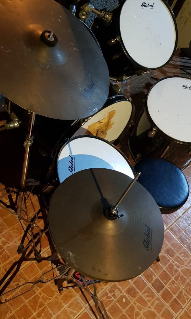 Global Drum Set, Hobbies & Toys, Music & Media, Musical Instruments on