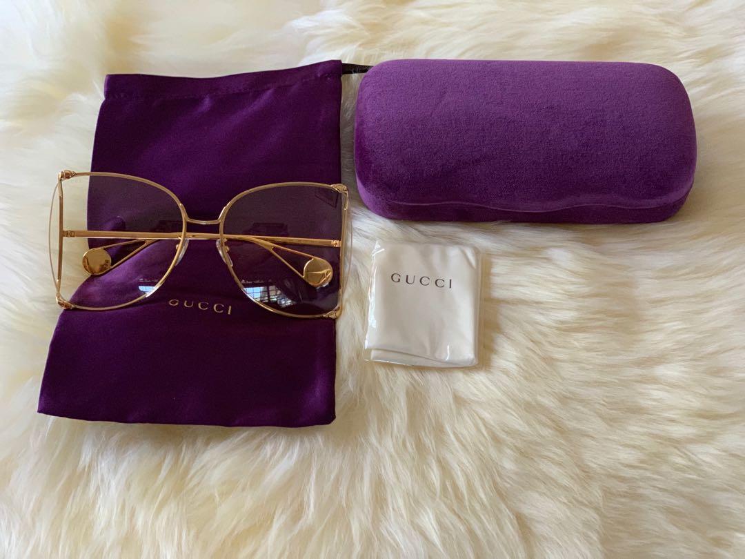 gucci oversized butterfly sunglasses