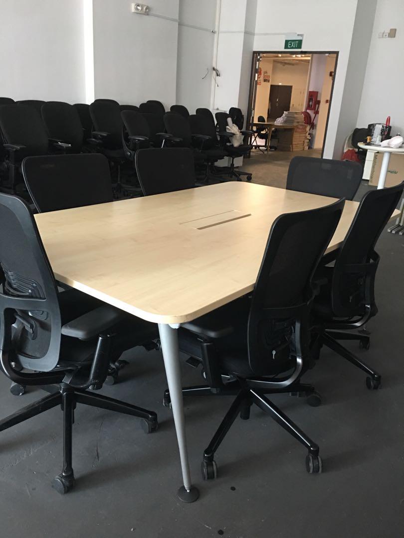 Herman Miller Conference Room Table Furniture Tables Chairs On Carousell
