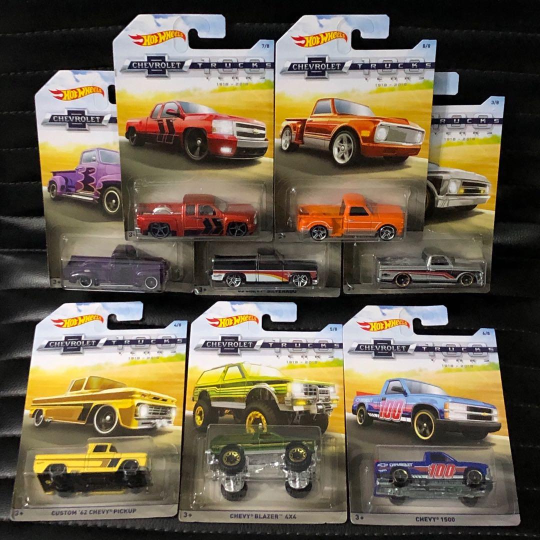 Hot wheels 100 years of chevy trucks discount