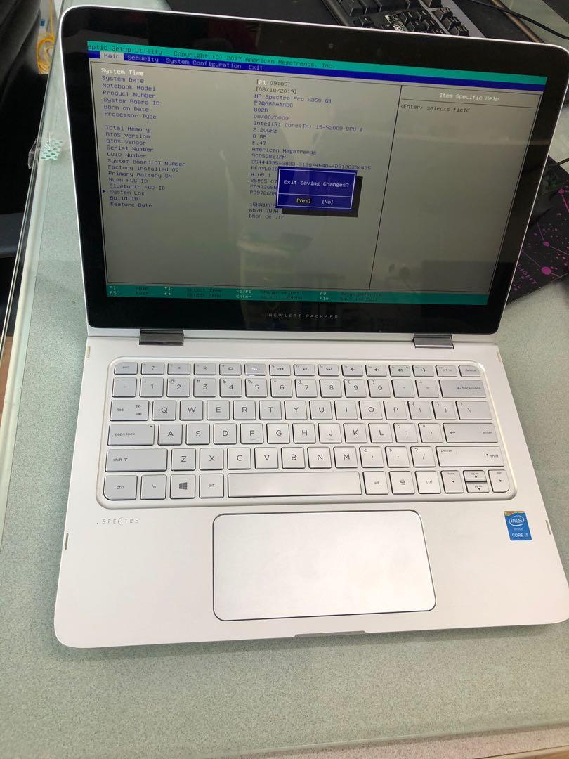 Hp spectra x360 G1 core i5 5th gen Ultrabook, Electronics, Computers ...