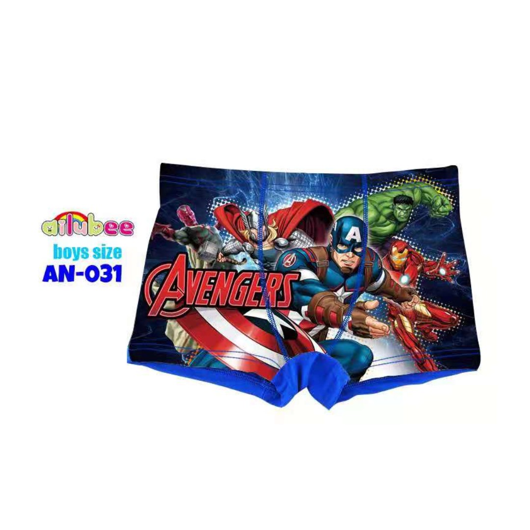 Instocks 5 Pcs 1 Lot Avengers Underwear Boys Underwear Babies Kids Boys Apparel 4 To 7 Years On Carousell
