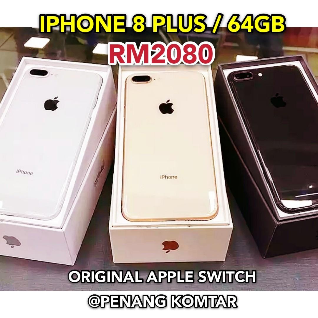 Iphone 8 Plus 64gb Original Apple Switch Penang Mobile Phones Tablets Iphone Others On Carousell