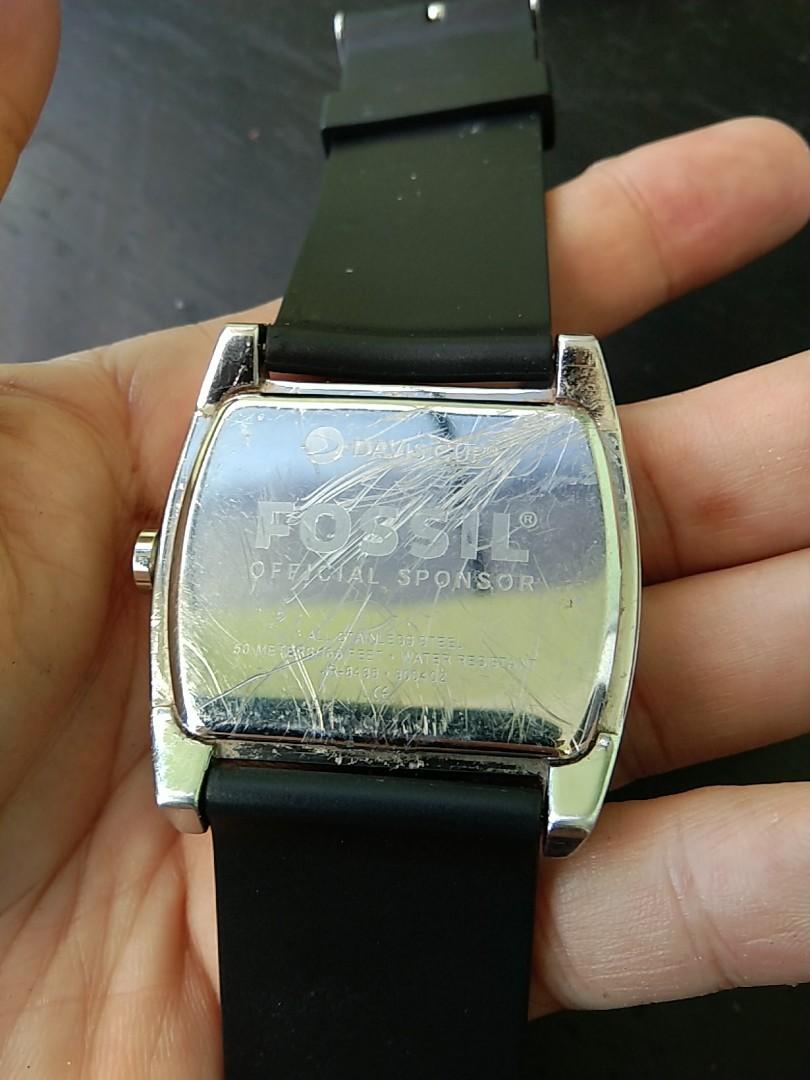 Jam Tangan Cowok ORIGINAL Fossil Davis Cup 2004 special edition
